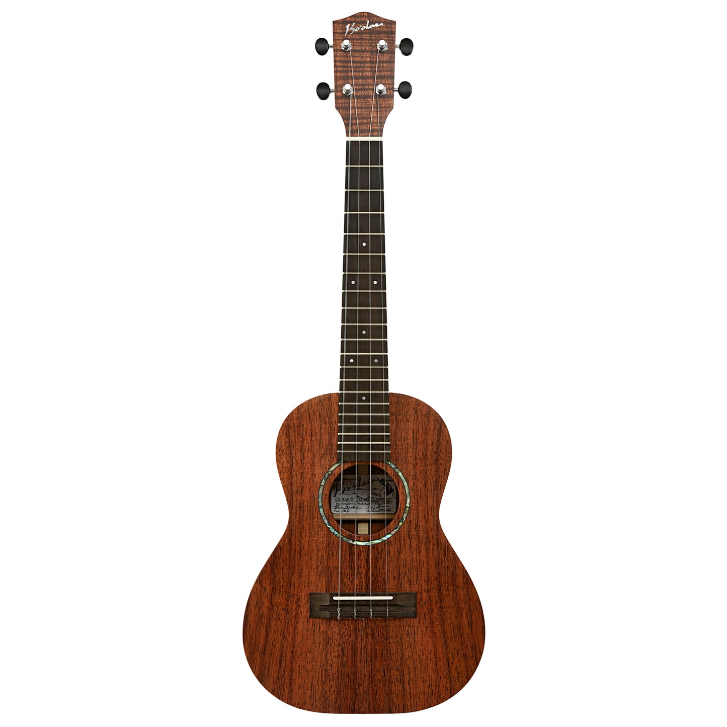 Full front of Ko'olau Model 100 Satin Tenor Ukulele