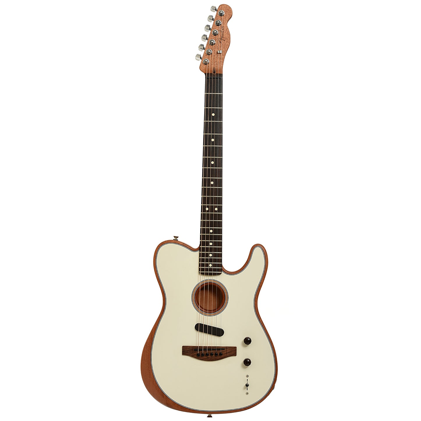 Full front of Fender Acoustasonic Player Telecaster Acoustic Guitar