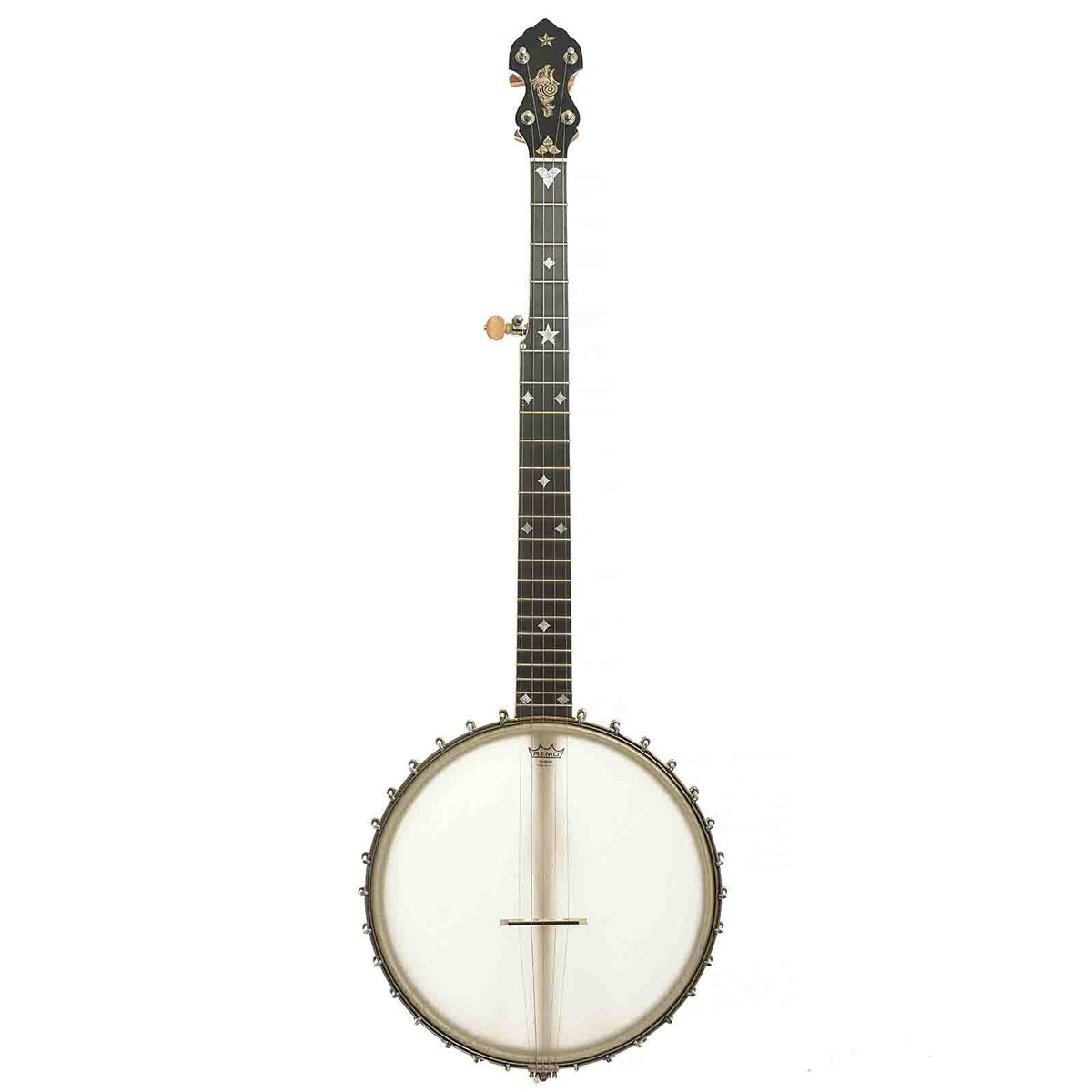 Full Front of Fairbanks Whyte Laydie No.2 Openback Banjo