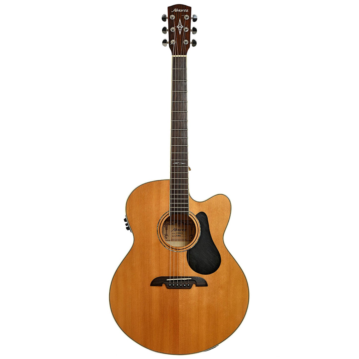 Full front of Alvarez AJ80CE Artist Acoustic-Electric Guitar
