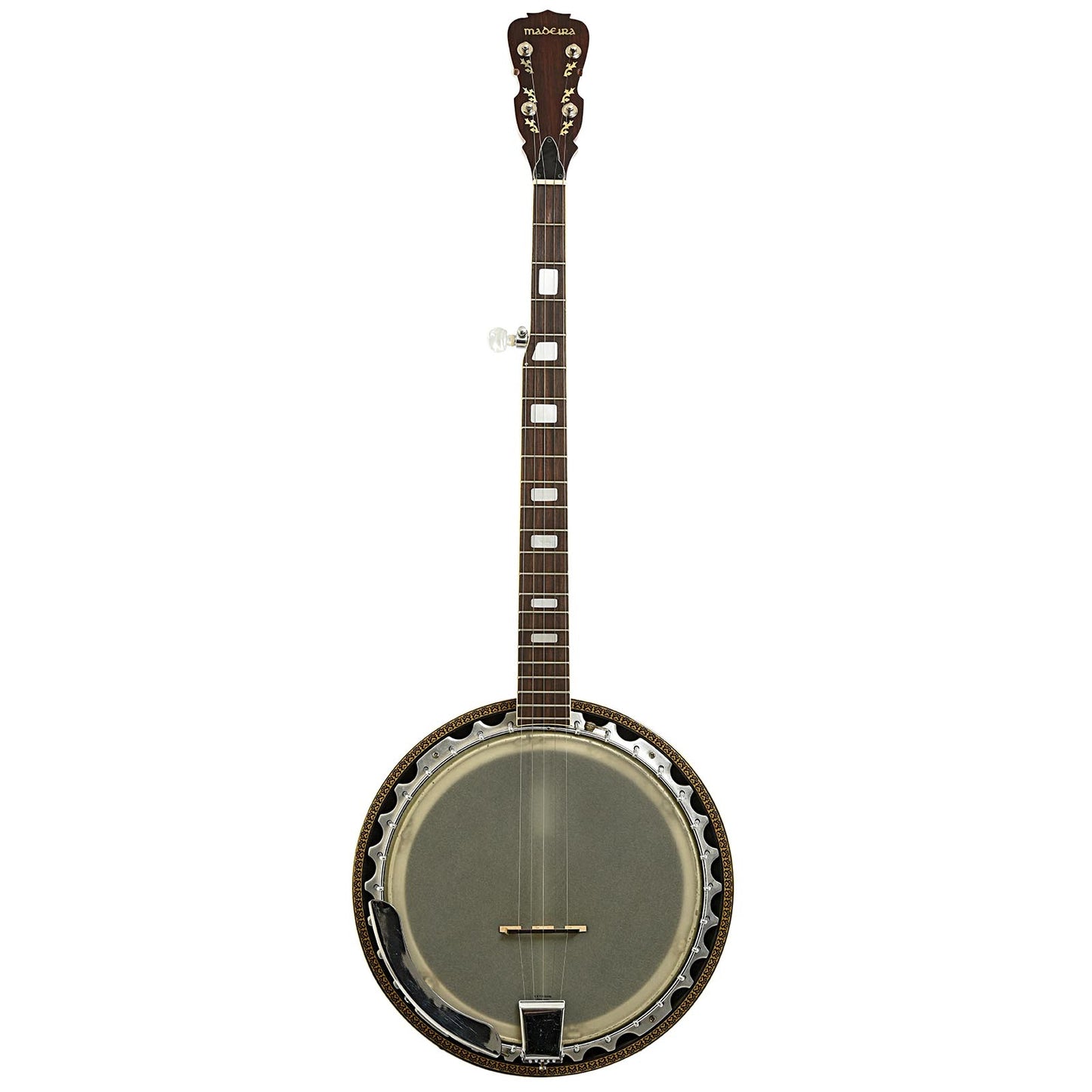 Full front of Madeira Resonator Banjo