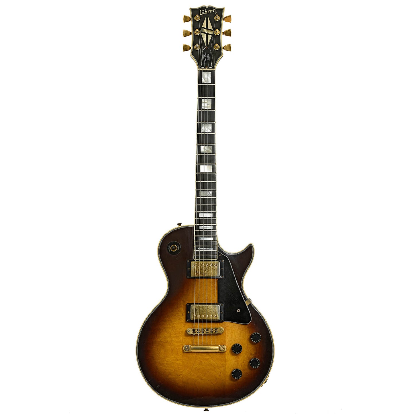 Full front of Gibson Les Paul Custom Electric Guitar