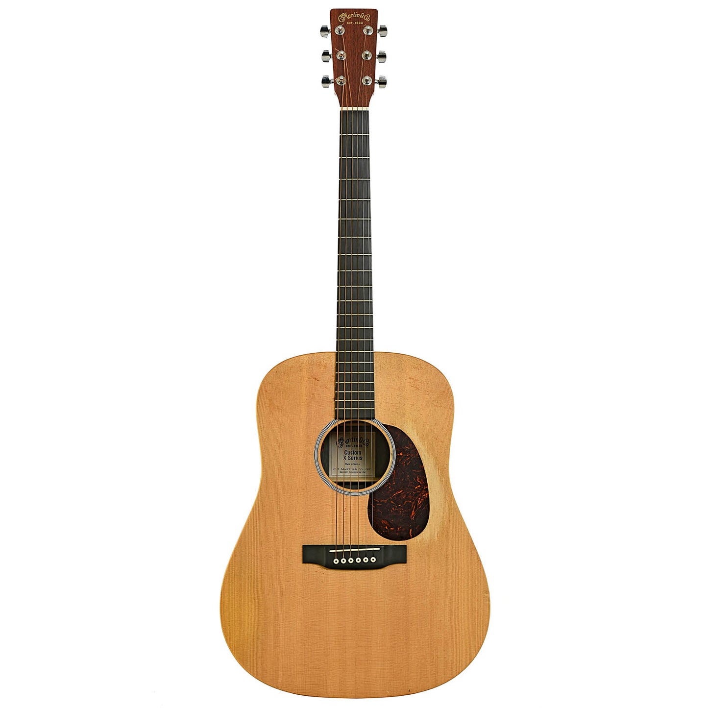 Full front of Martin Custom X-Series D-Size Guitar