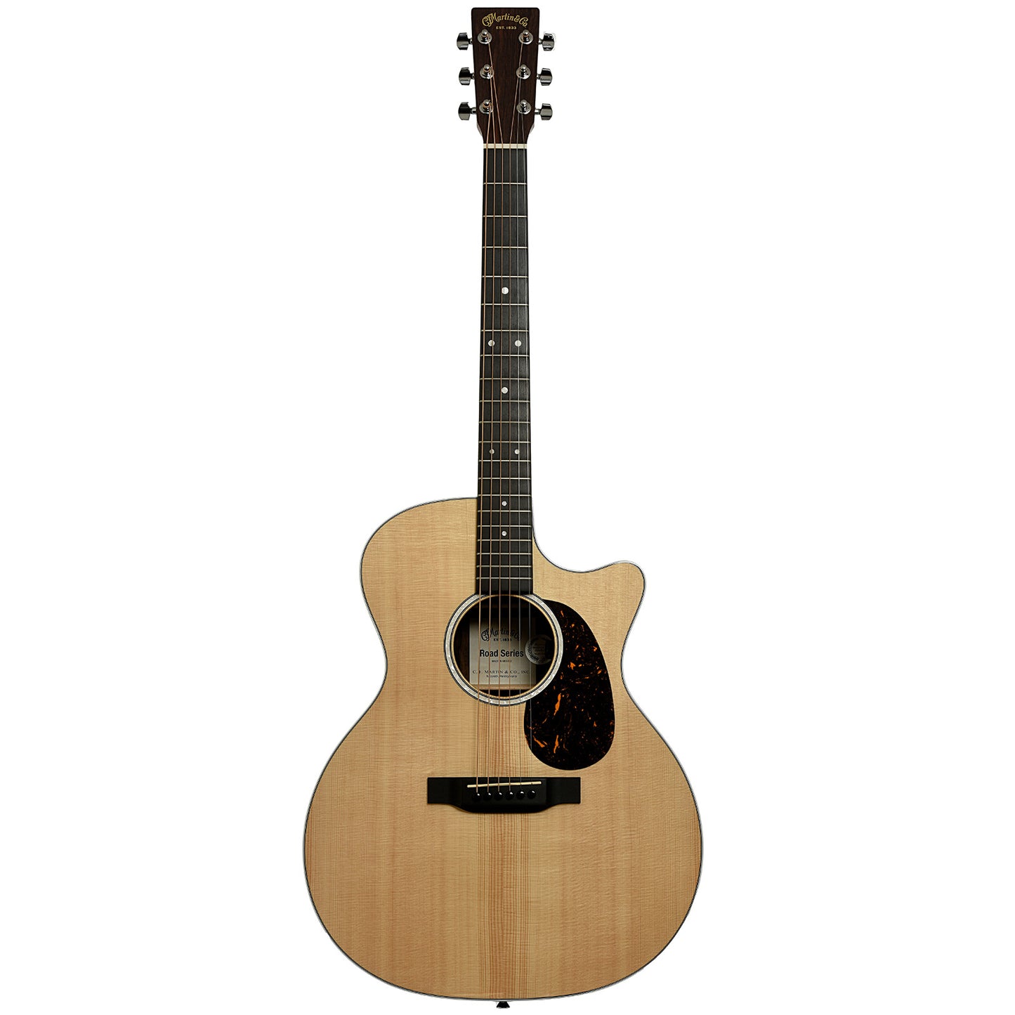 Full front of Martin GPC-13E Ziricote Acoustic-Electric Guitar