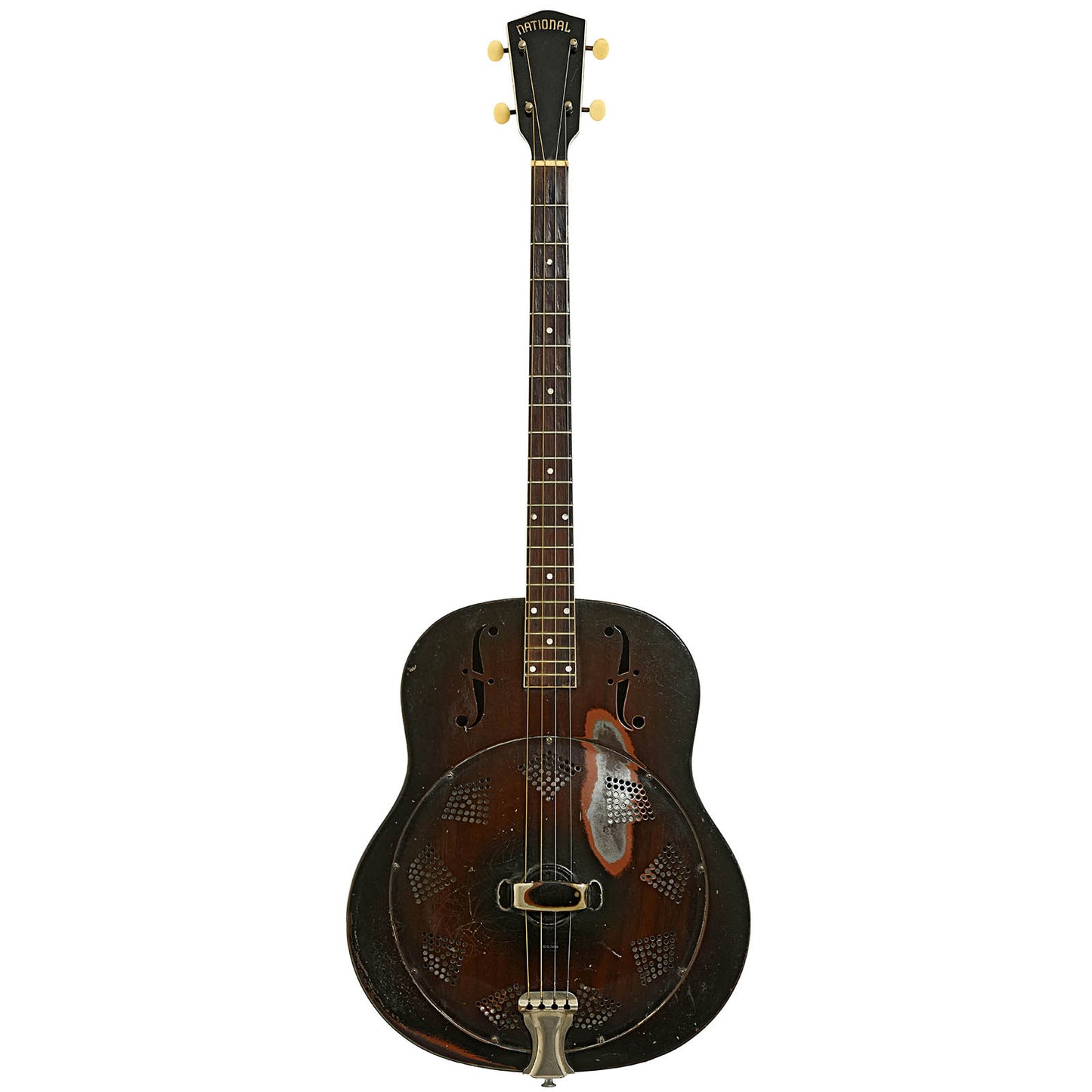 Full front of National Triolian Tenor Guitar