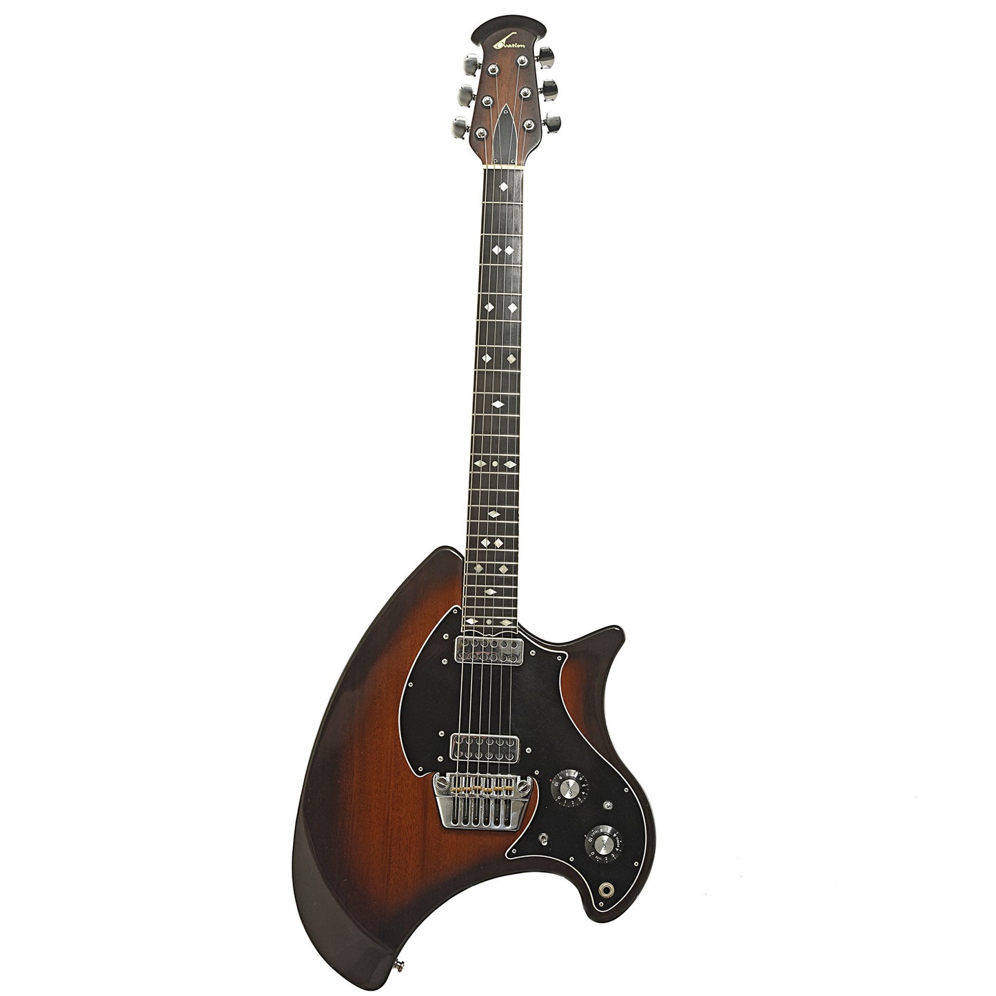 Full front of Ovation Deacon 1252 Electric Guitar