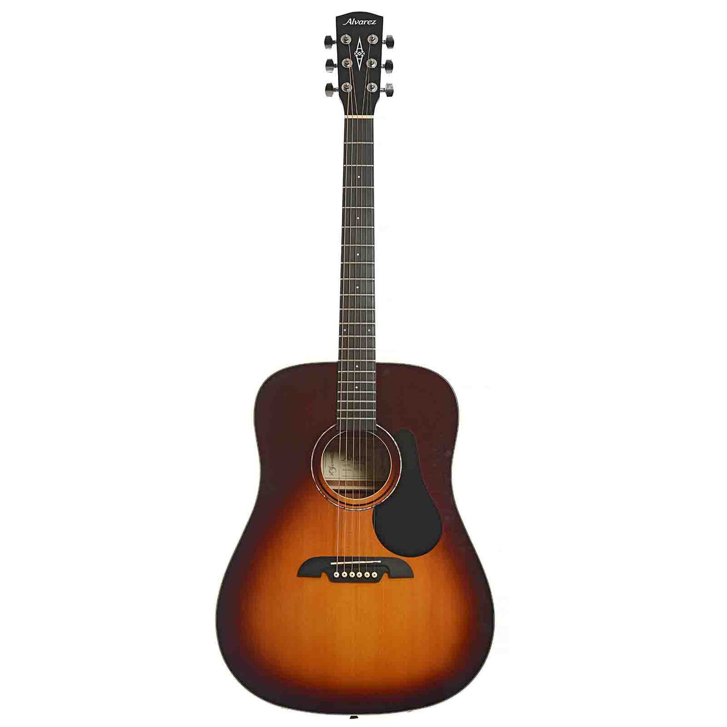 Full Front of Alvarez RD26SB Sunburst Dreadnought Acoustic Guitar