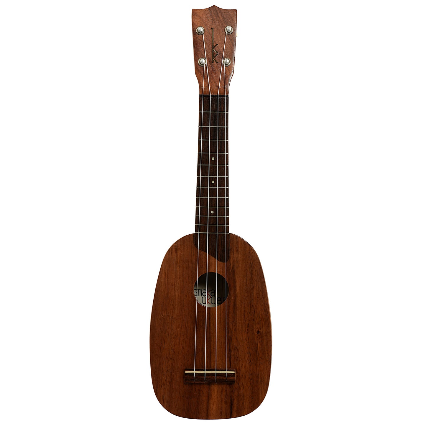 Full front of Kamaka HP-1 Pineapple Soprano Ukulele