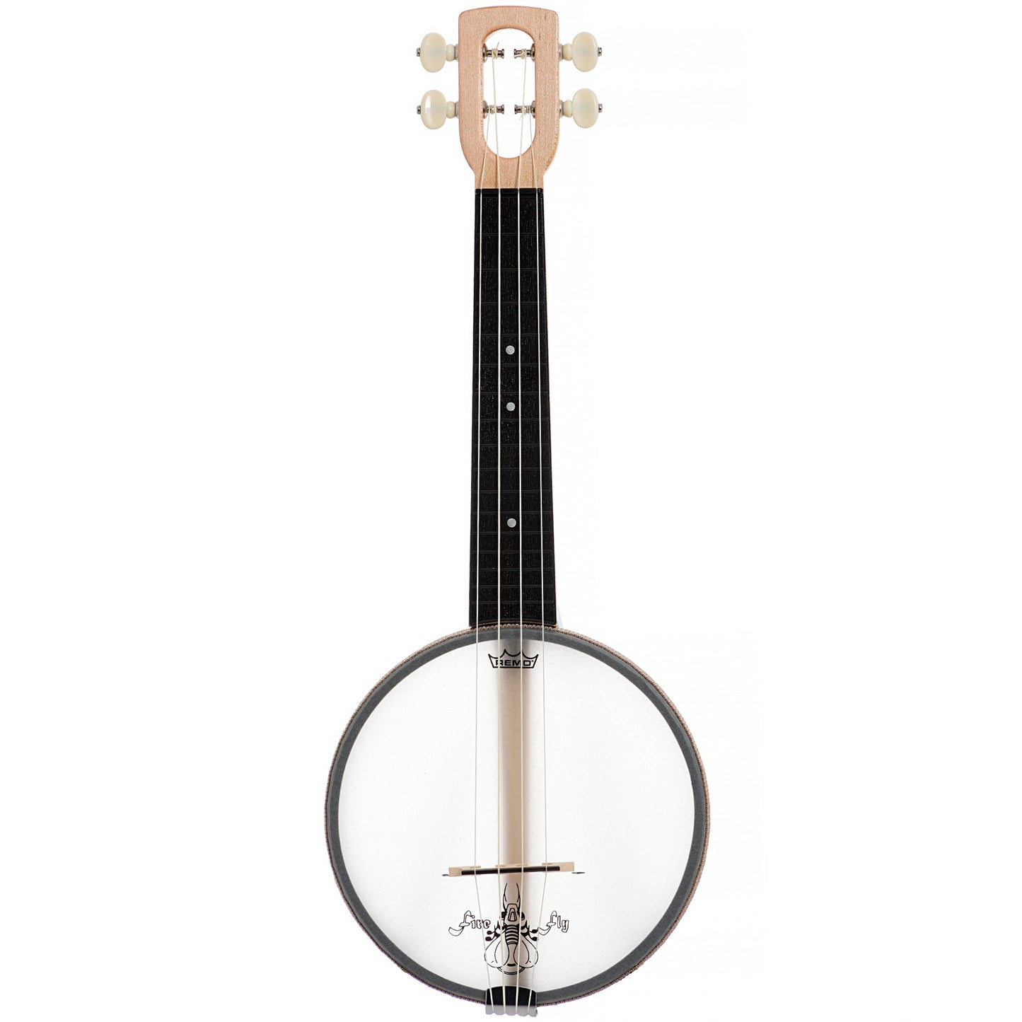 Full front of Magic Fluke Company Firefly Soprano Banjo Uke