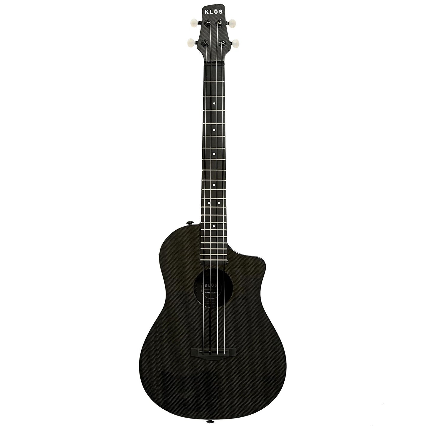 Full front of KLOS Full Carbon Deluxe Baritone Ukulele