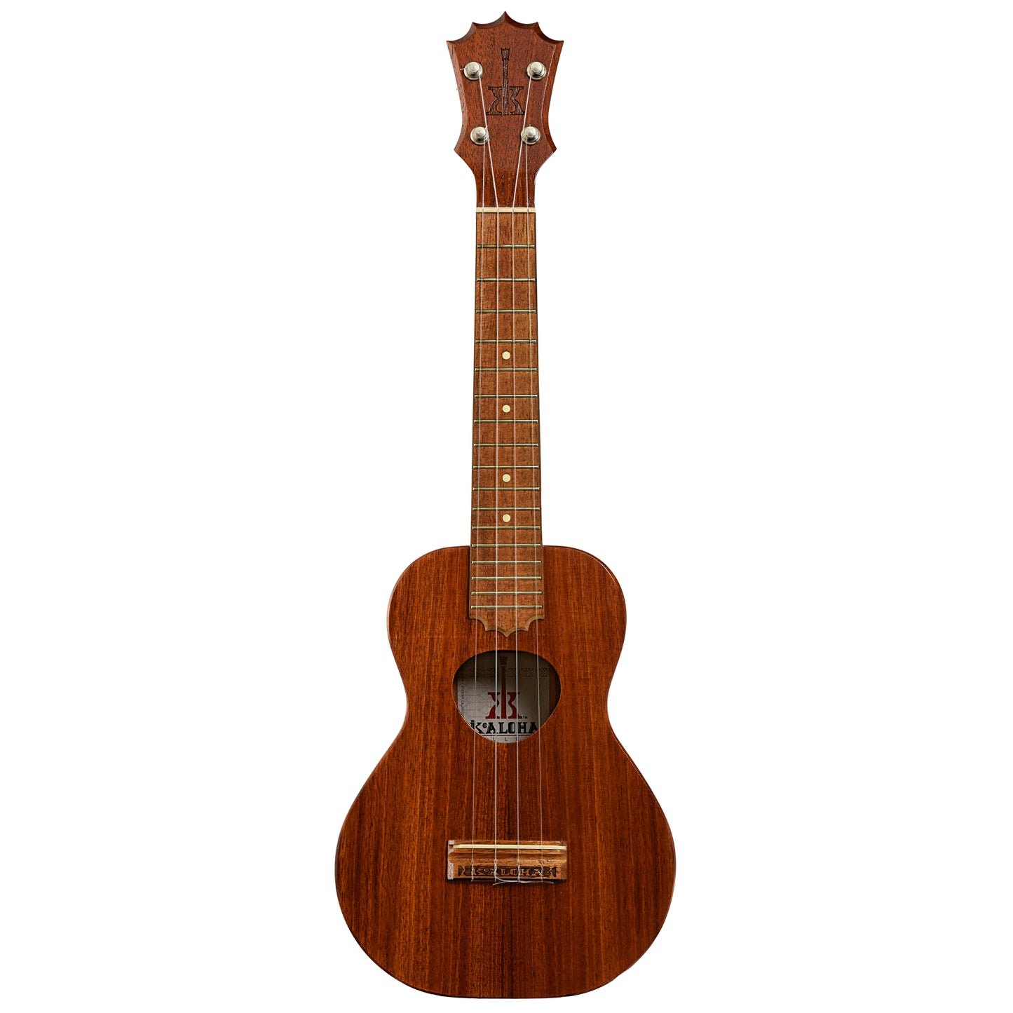 Full front of KoAloha KCM-00 Concert Ukulele