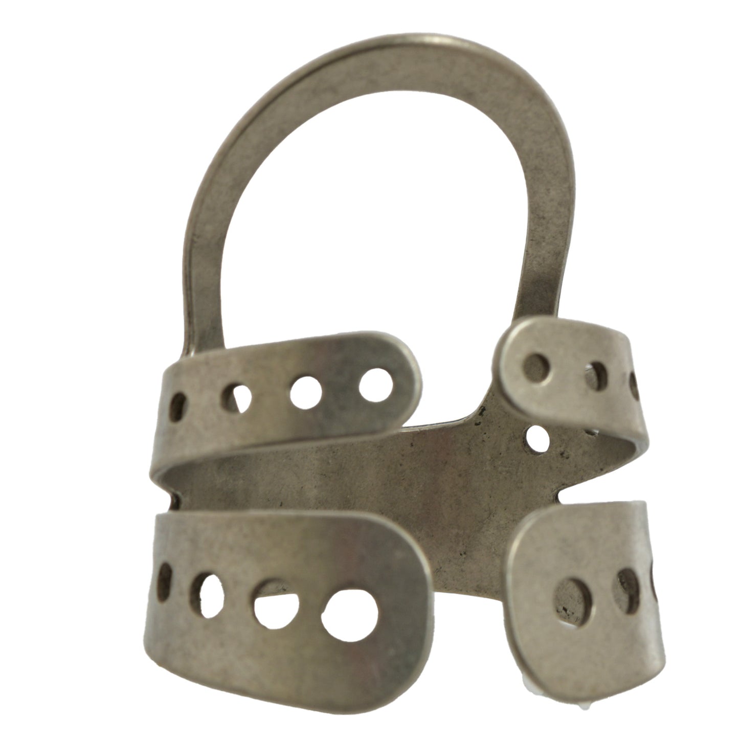 Back of Propik Nickel Fingertone Fingerpick, Split Wrap, Large