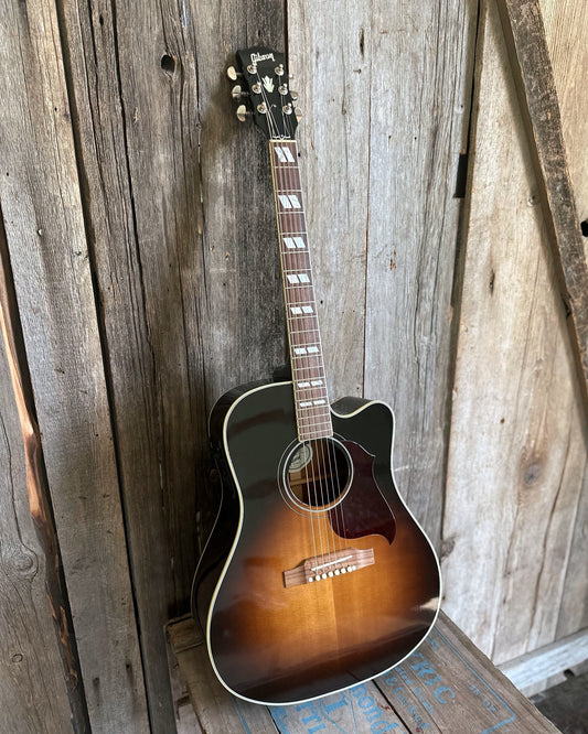 Showroom Photo of Front of Gibson Hummingbird Pro Acoustic Guitar (2013)