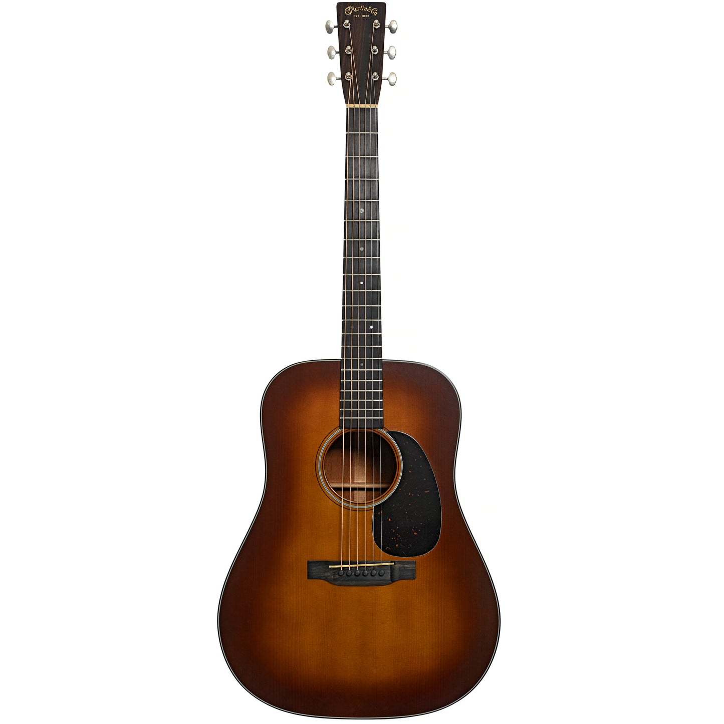 Full front of Martin Custom Shop D-18 Authentic 1937, Aged Ambertone