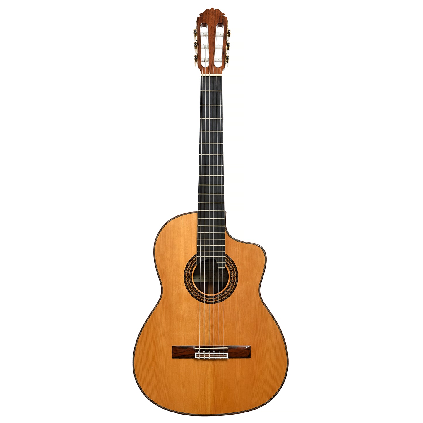 Full front of Amalio Burguet 3A Classical Guitar
