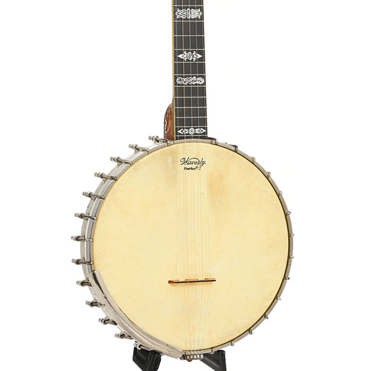 Front and side of Vega Tubaphone No.9 Openback Banjo (1916)