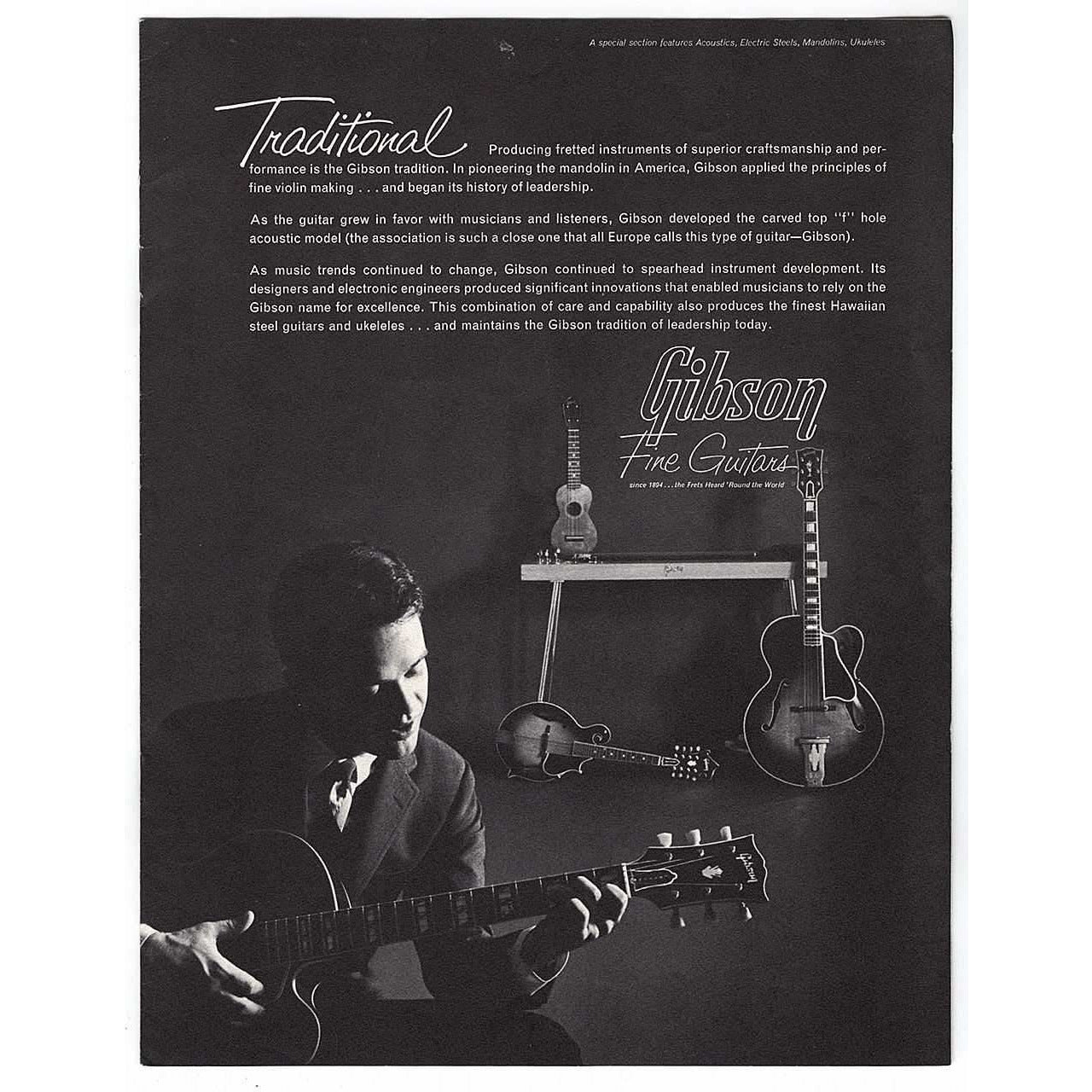 Gibson "Traditional" Catalog Supplement (196465) Elderly Instruments