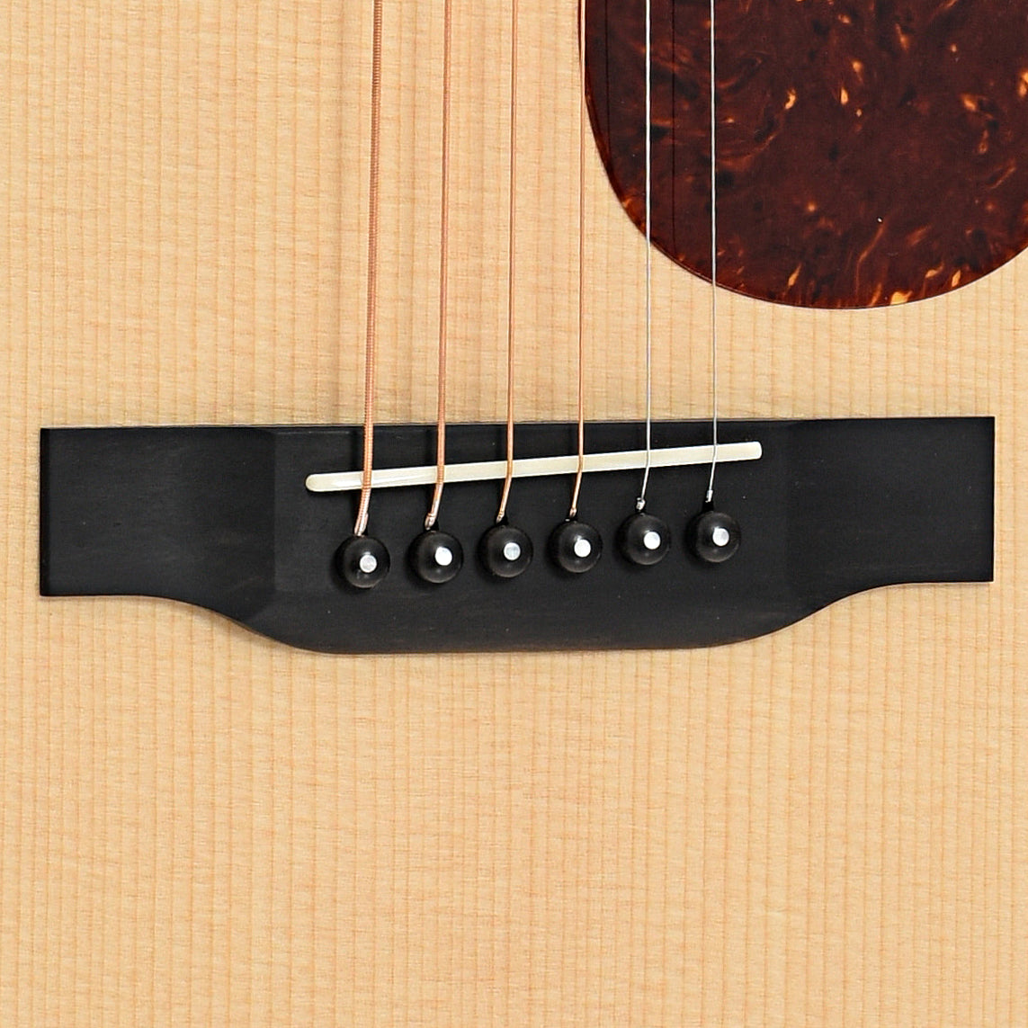 Bridge of Collings 01 14-Fret Acoustic Guitar