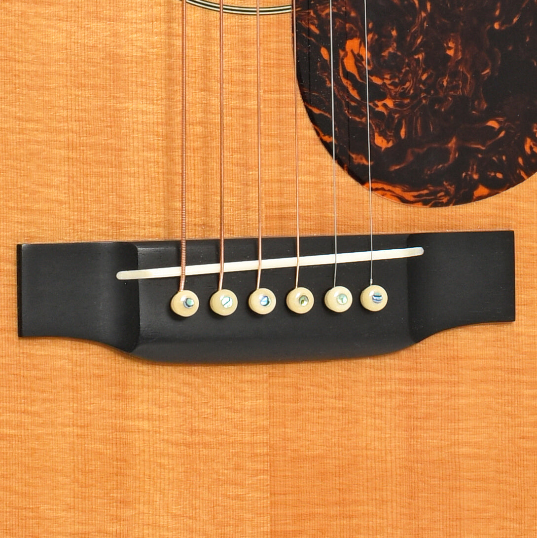 Bridge of Martin OM-28V Acoustic Guitar (2013)