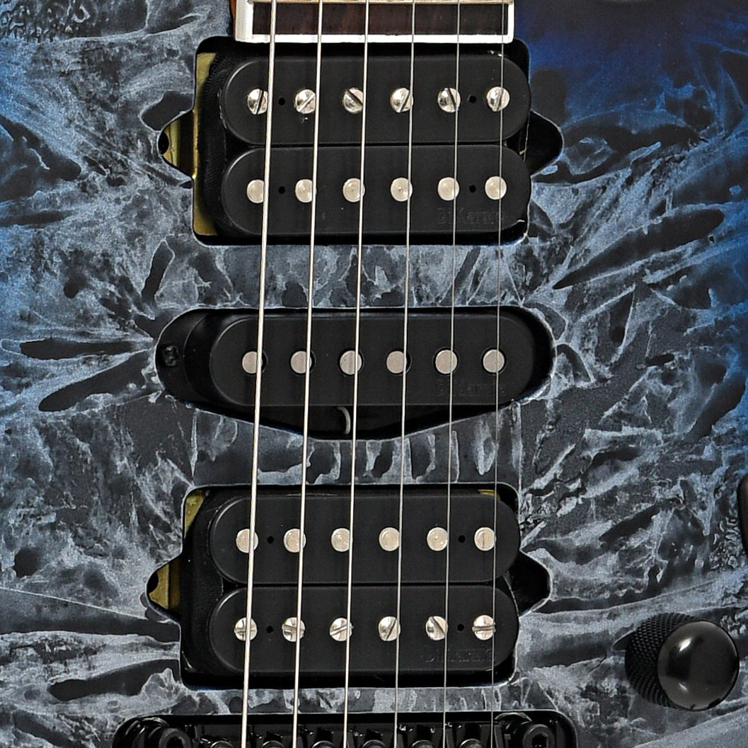 Pickups of Ibanez B-Stock S770 Electric Guitar, Cosmic Blue Frozen Matte