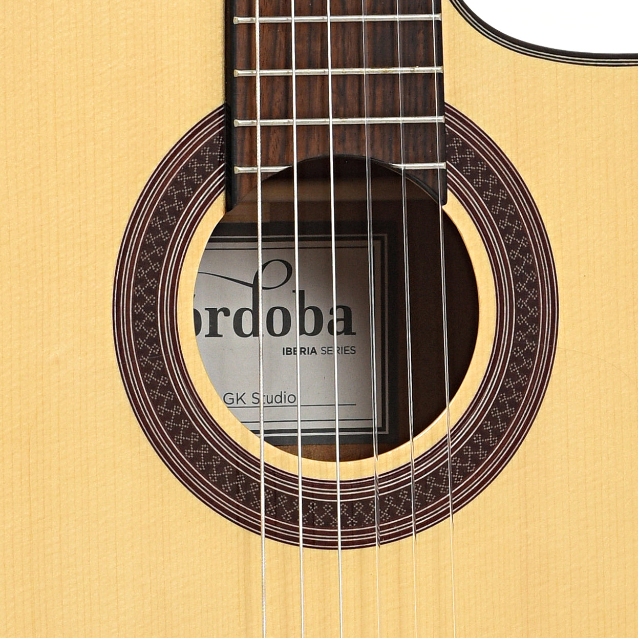 soud hole of Cordoba GK Studio Classical Guitar (2017)
