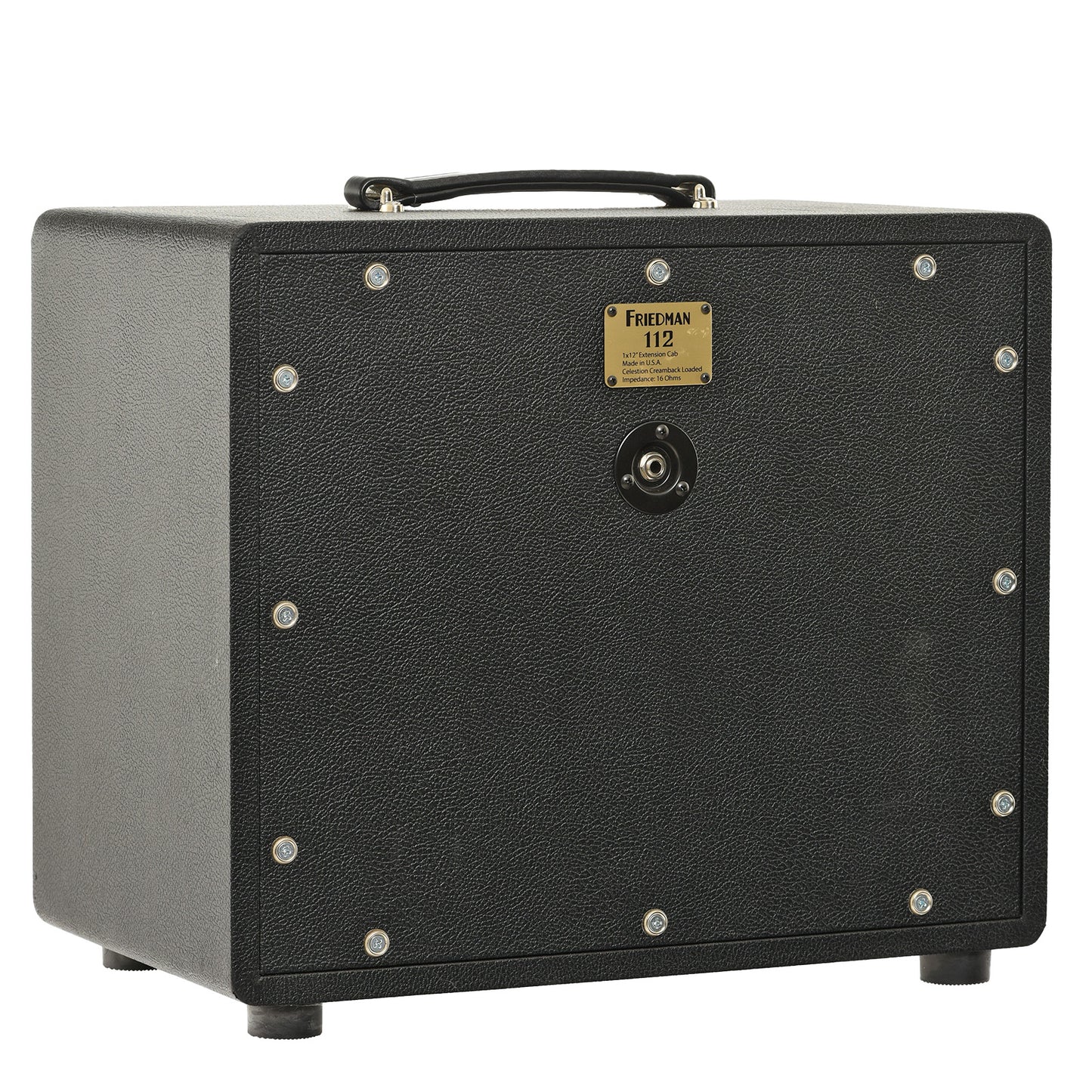 Back and side of Friedman 112 Vintage Cabinet (recent)