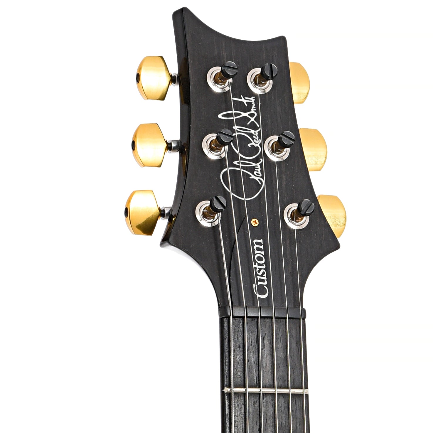 Front headstock of PRS Wood Library Custom 24