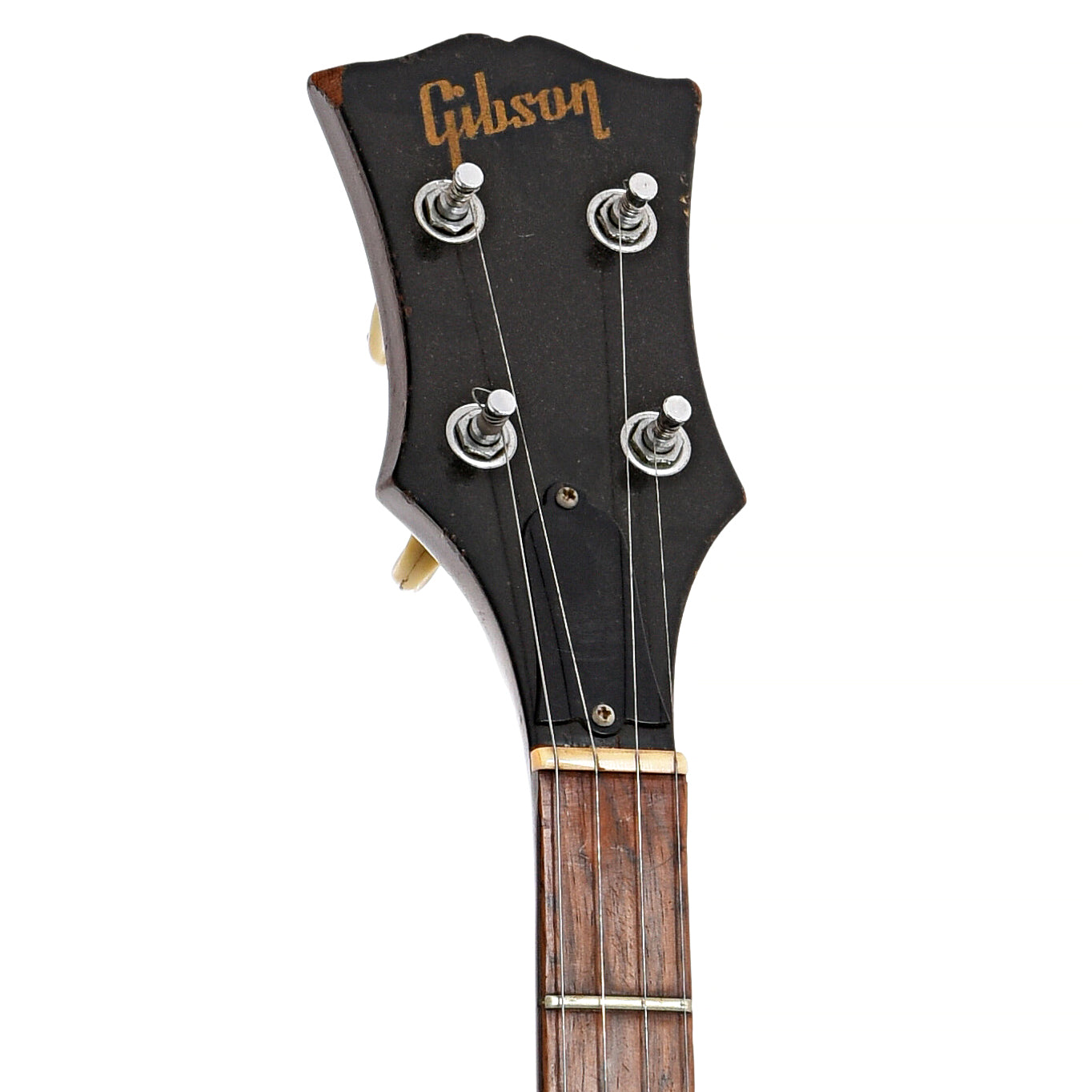 Front headstock of Gibson RB-175 Extra Long Neck Banjo (1966)