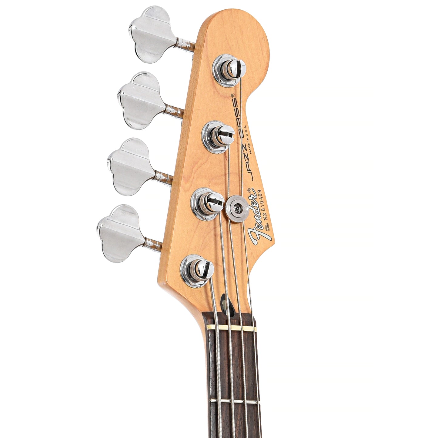 Front headstock of Fender Jazz Bass Plus (c.1992)