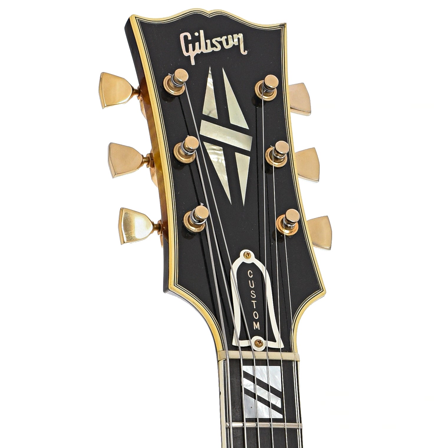 Front headstock of Gibson Johnny Smith Hollow Body Electric 