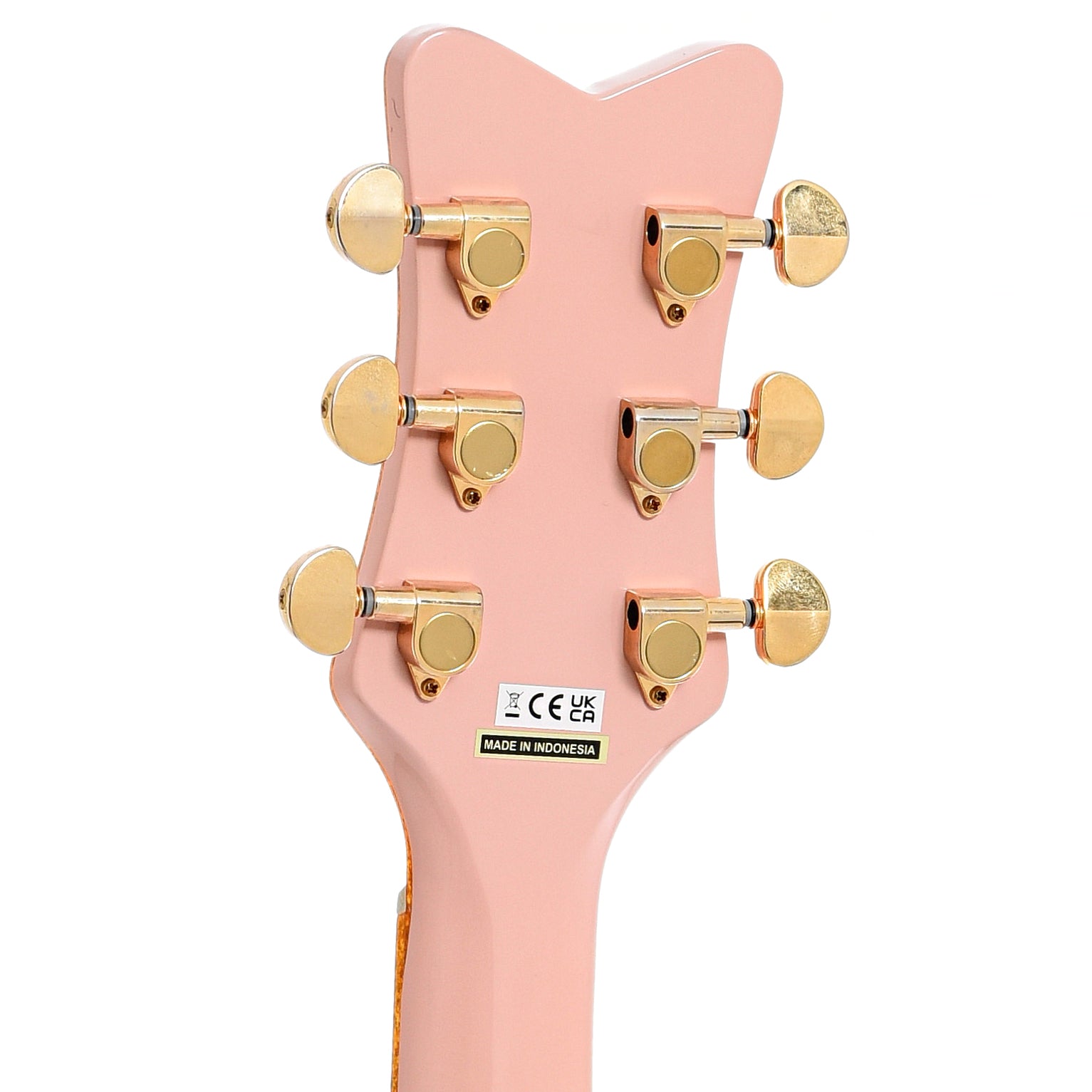 Back headstock of Gretsch G5021E Rancher Penguin Parlor Acoustic-Electric Guitar (2021)