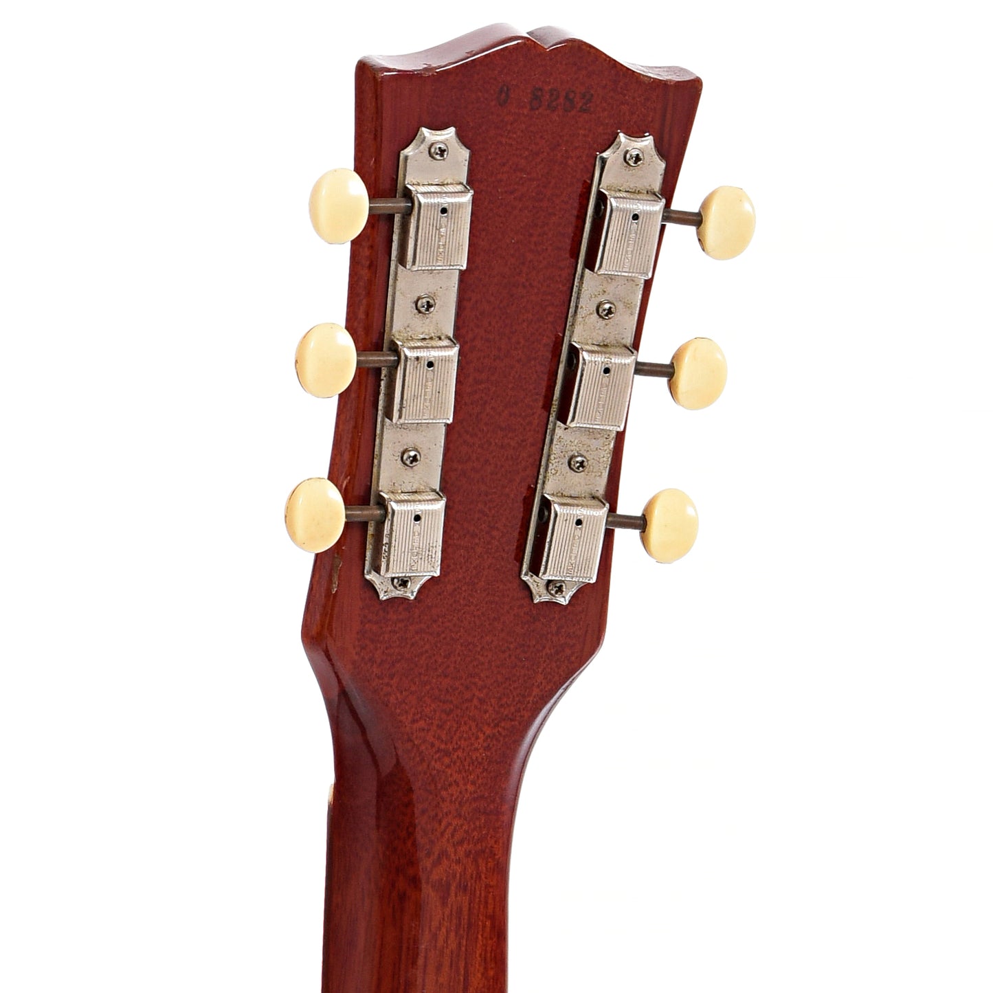 Back headstock of Gibson Les Paul Jr Electric Guitar (1960)