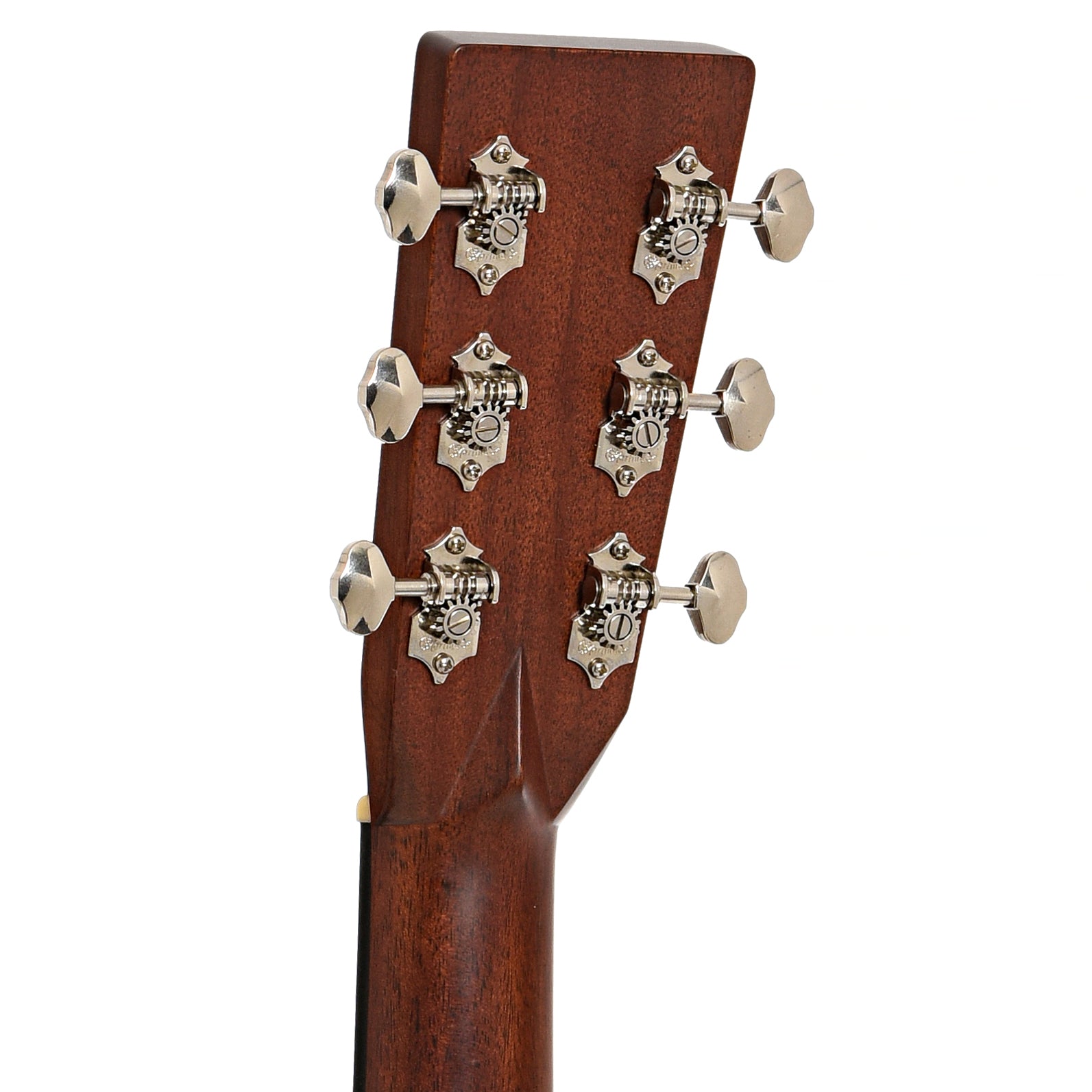 Back headstock of Martin OM-28V Acoustic Guitar (2013)