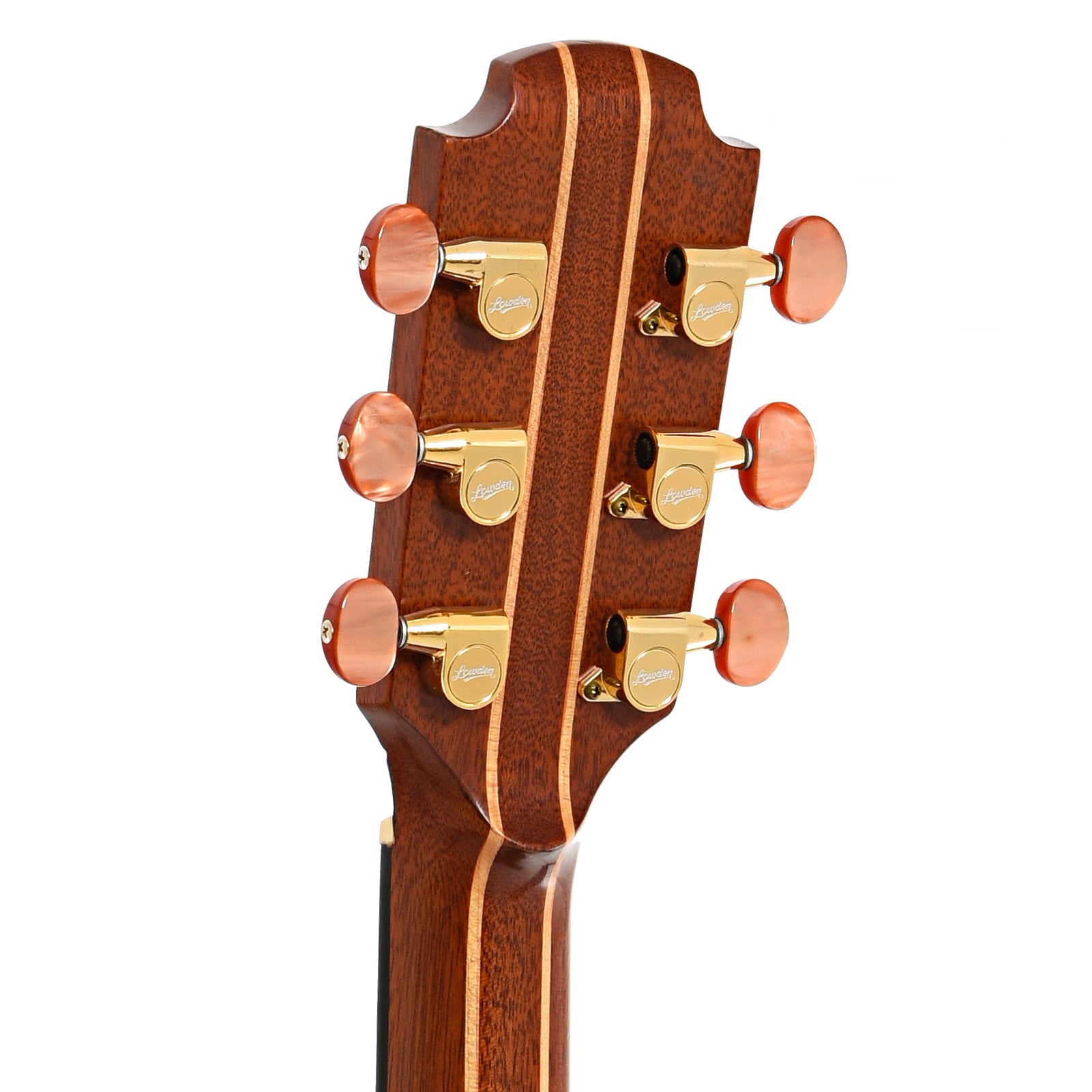 Back headstock of Lowden S22CP Acoustic Guitar (c.1983)