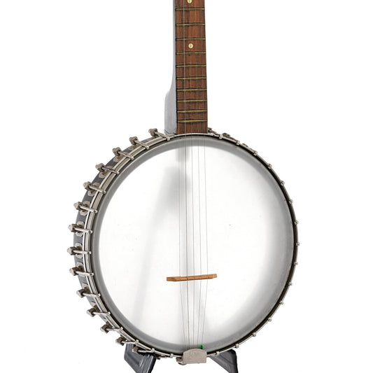 Front and side of Kay Open Back Banjo
