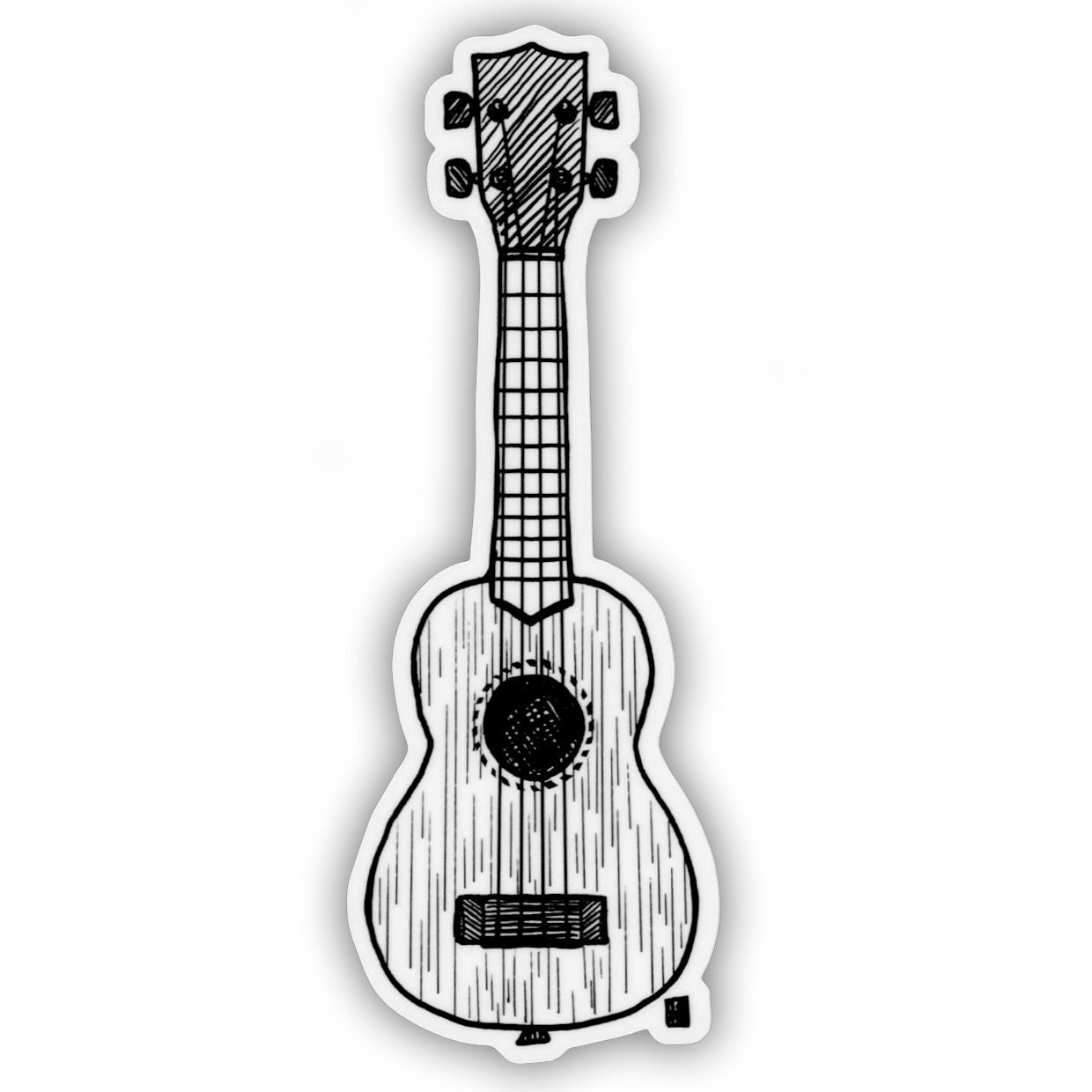 Adesivo "Say Aloha To My Ukulele" – Decalcomania In Vinile EZSTIK 8 Pollici - Foto 1