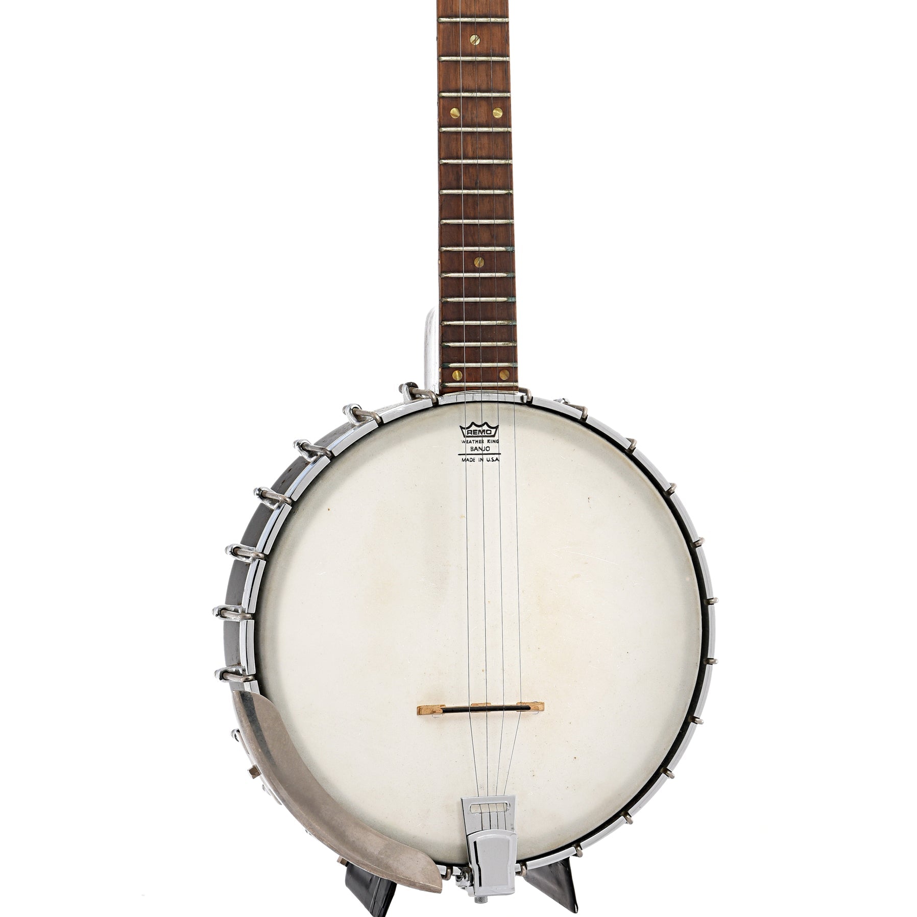 Front and side of Gibson RB-175 Extra Long Neck Banjo (1966)