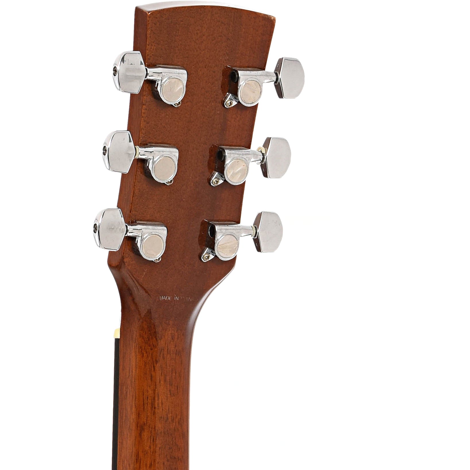 Back headstock of Ibanez Artwood AW10-CE Acoustic-Electric Guitar (2000)