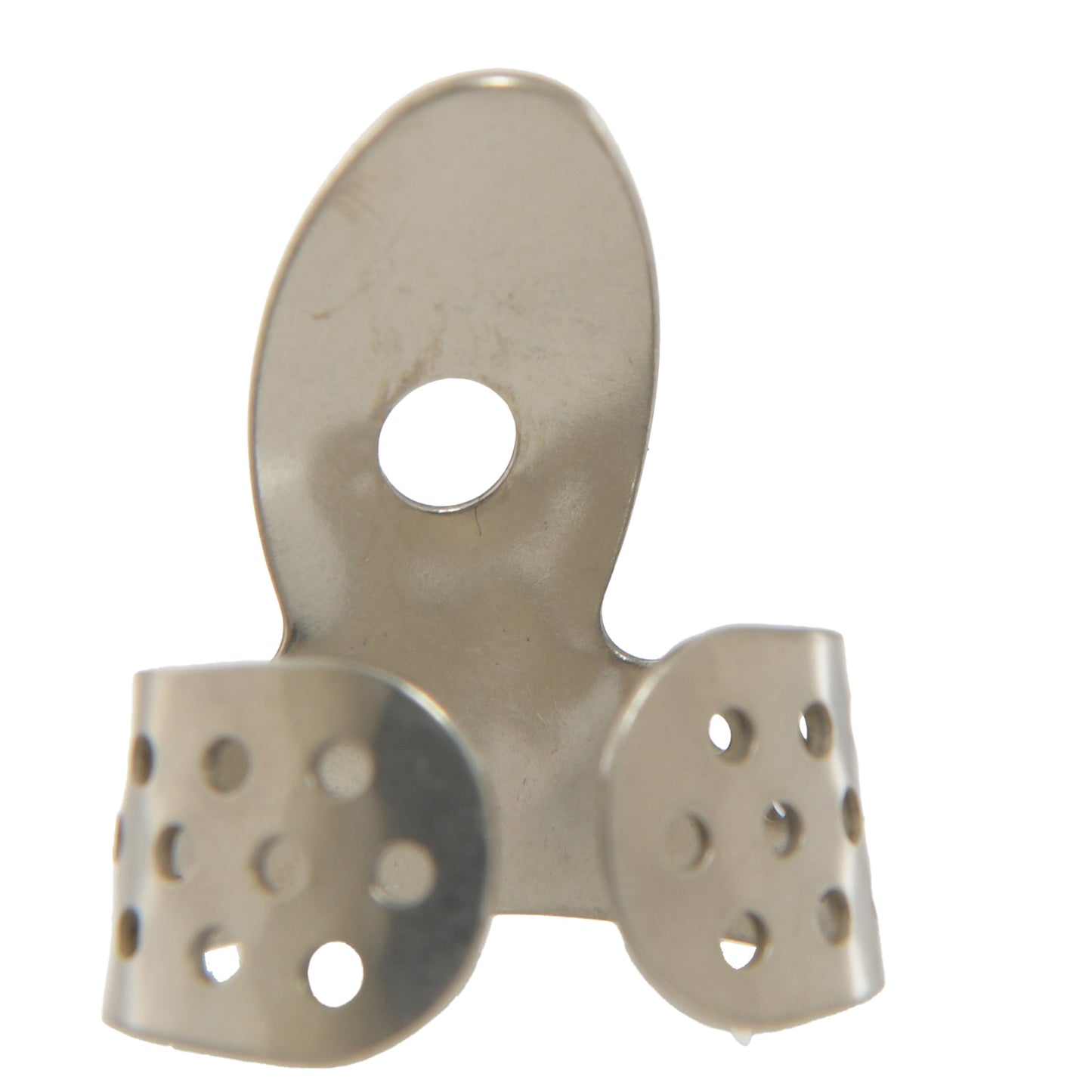 BAck of Propik Nickel Straight Fingerpick, Single Wrap, Blade 1