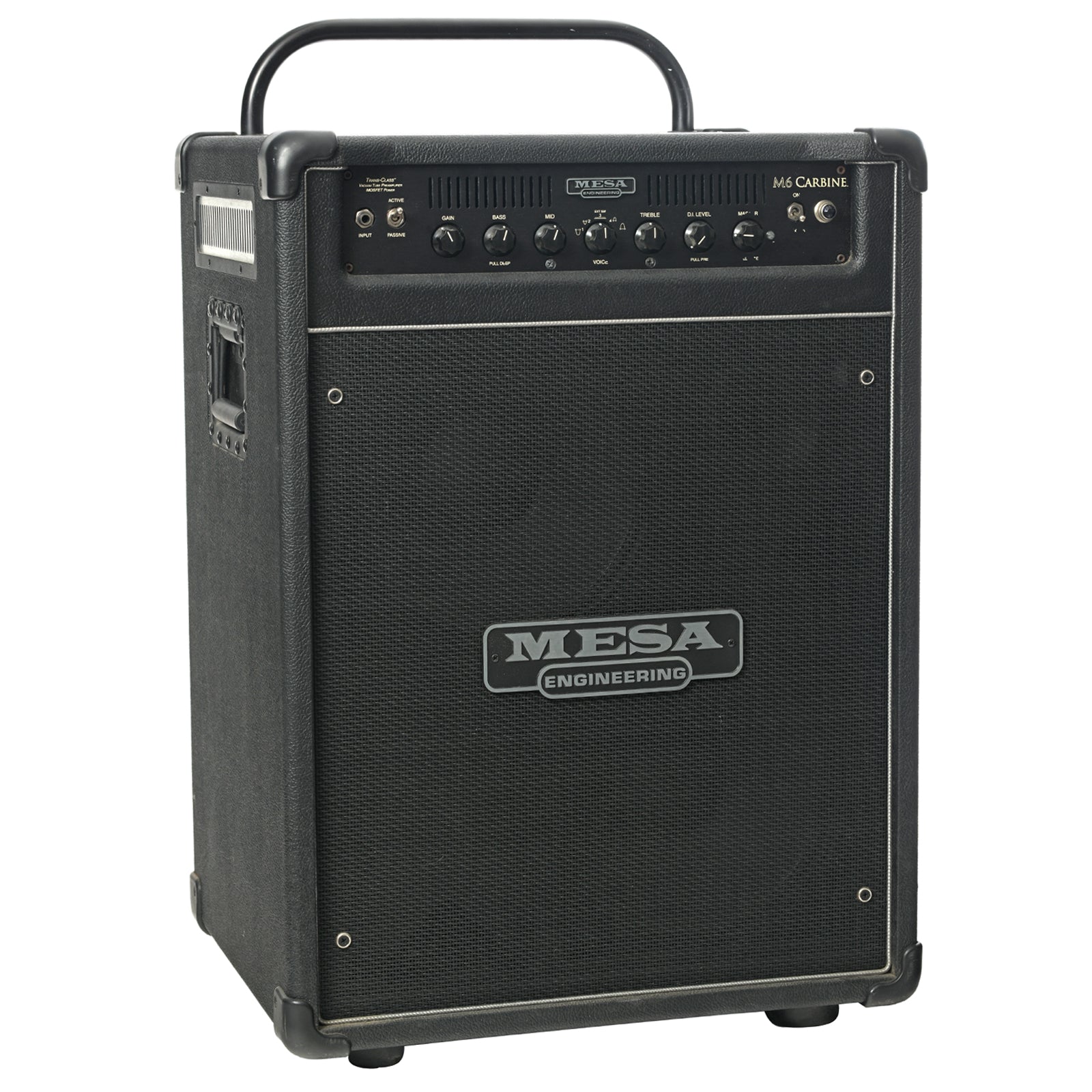 Front and side of Mesa Boogie M6 Carbine Bass Combo