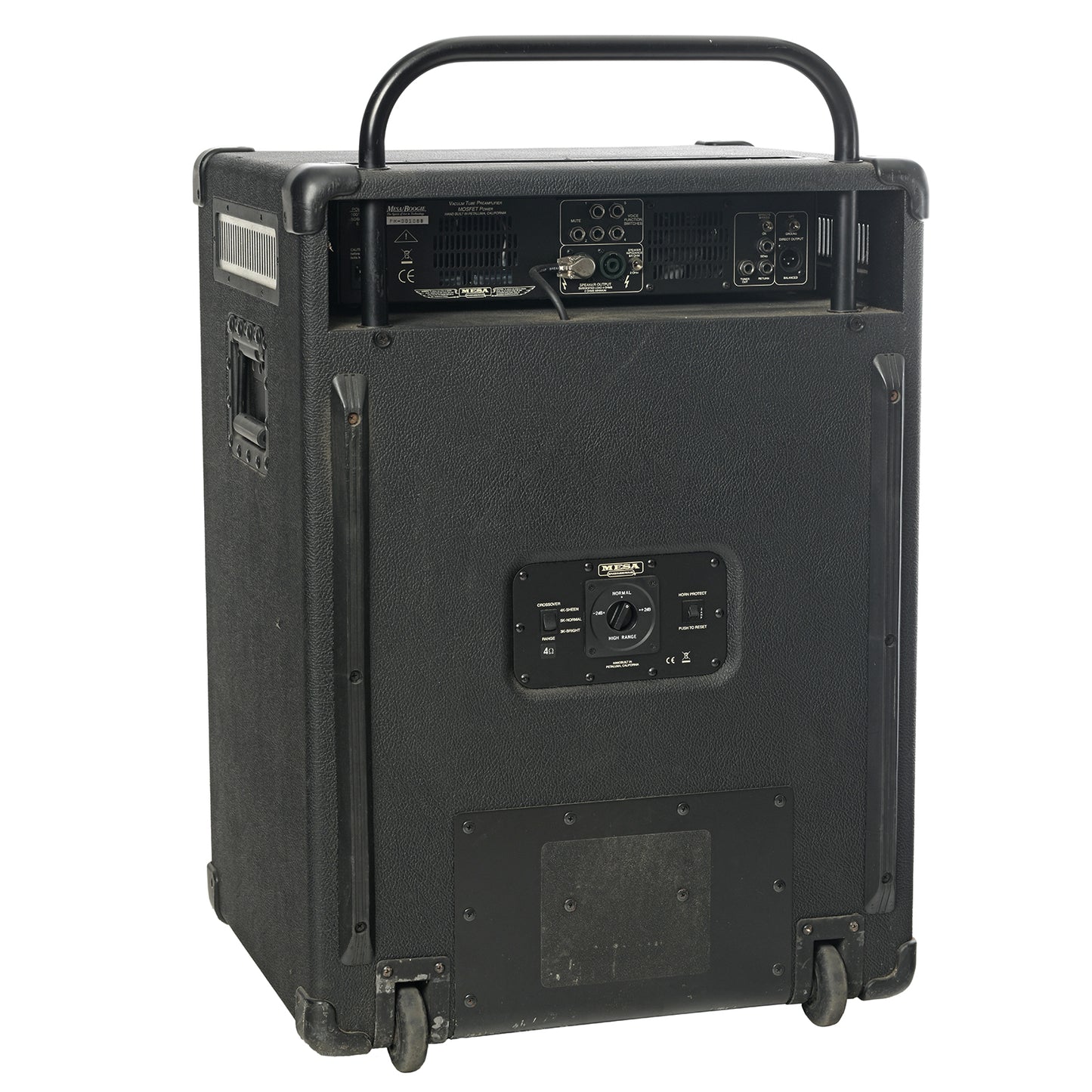 Back and side of Mesa Boogie M6 Carbine Bass Combo Amp