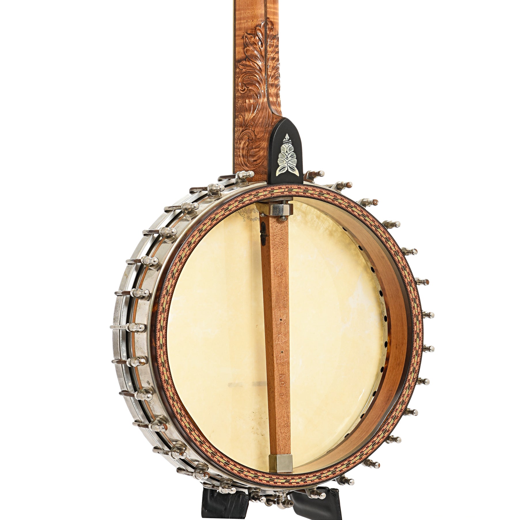 back and side of Vega Tubaphone No.9 Openback Banjo (1916)