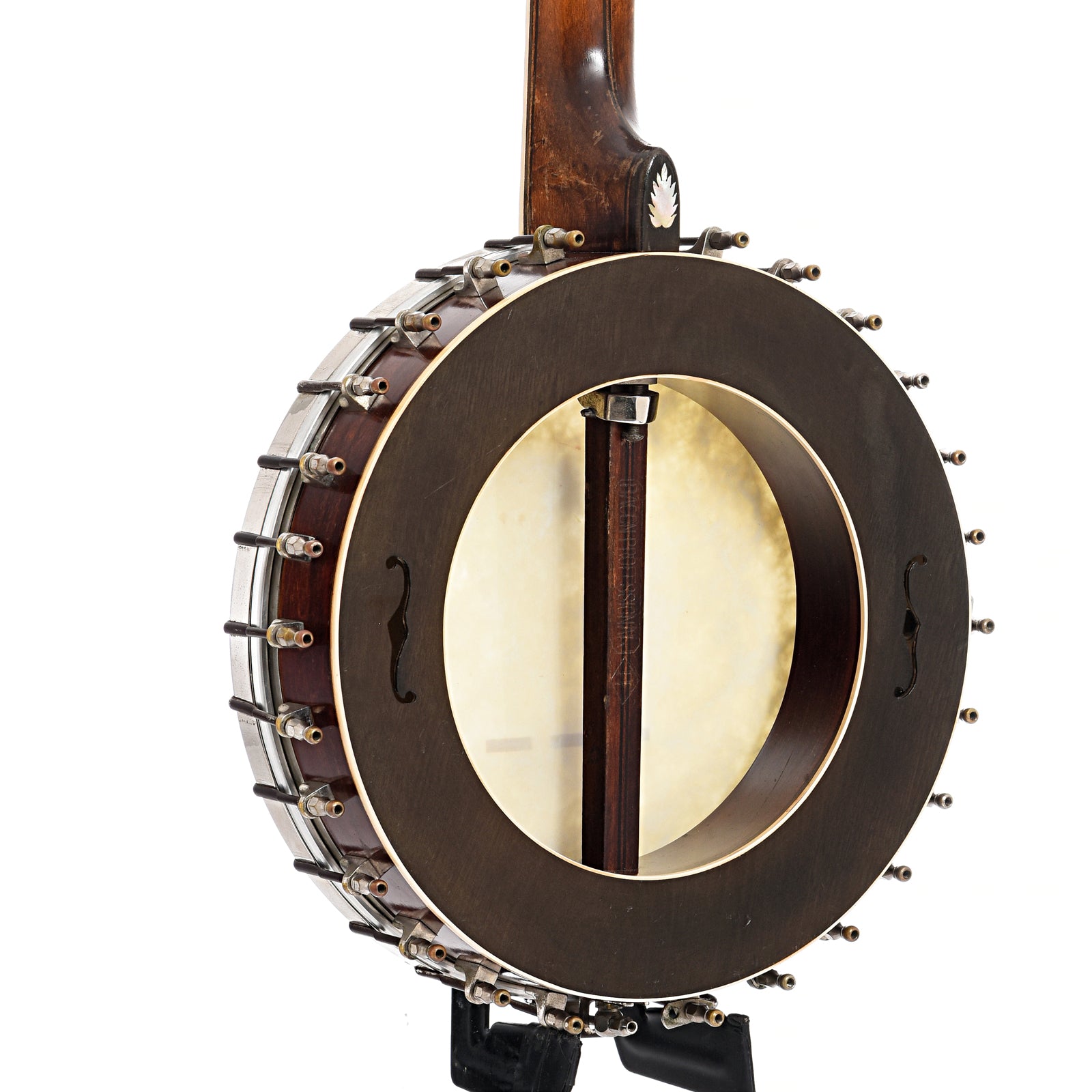 Back and side of Bacon Professional FF2 Special Openback Banjo (c.1920)