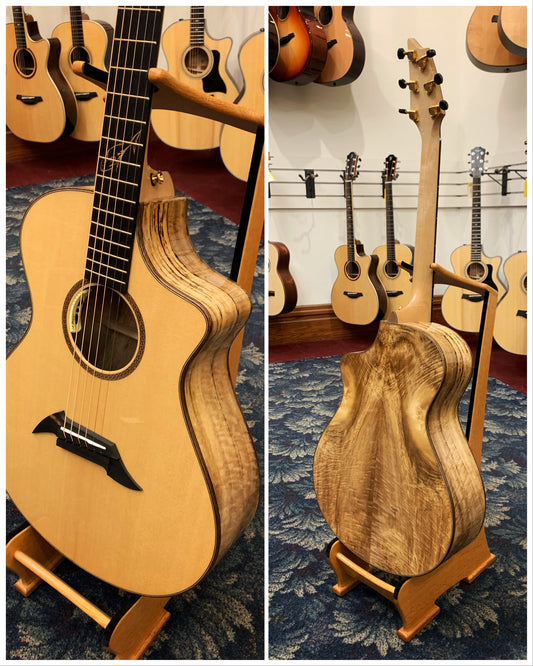 Showroom photo of Breedlove 30th Anniversary Northwest Classic Concert CE Sitka-Myrtlewood LTD Acoustic-Electric Guitar