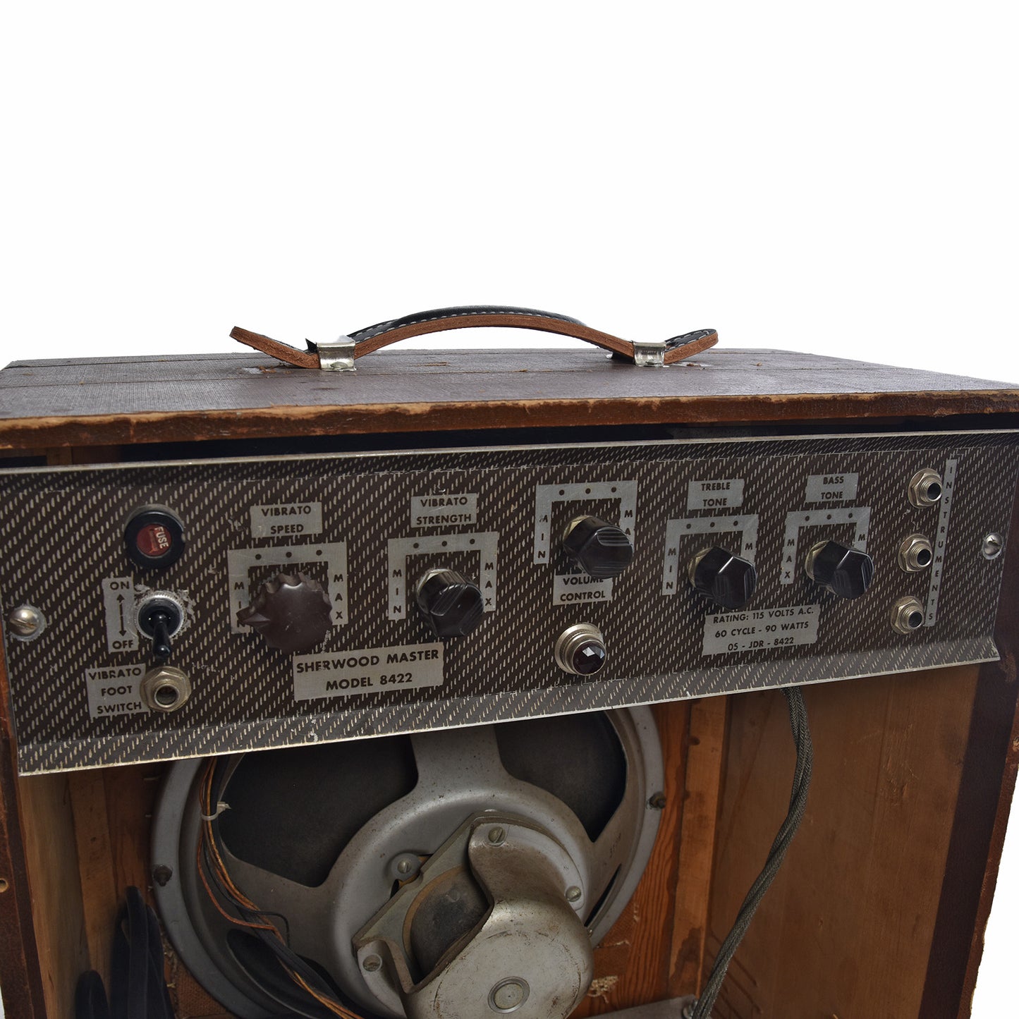 Controls for Sherwood Master Model 8422 Combo Amp