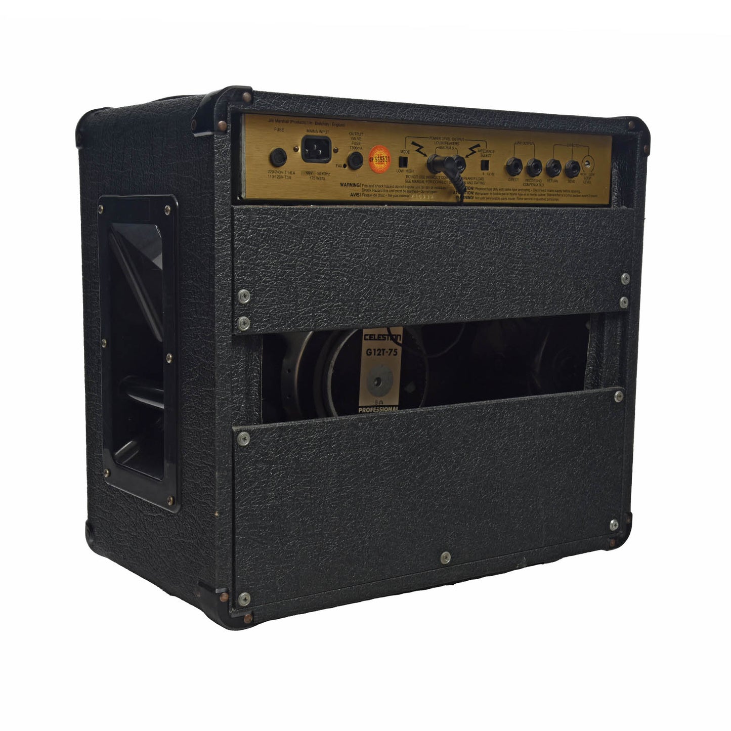 Back and side of Marshall JCM 4501 112 Combo Amp