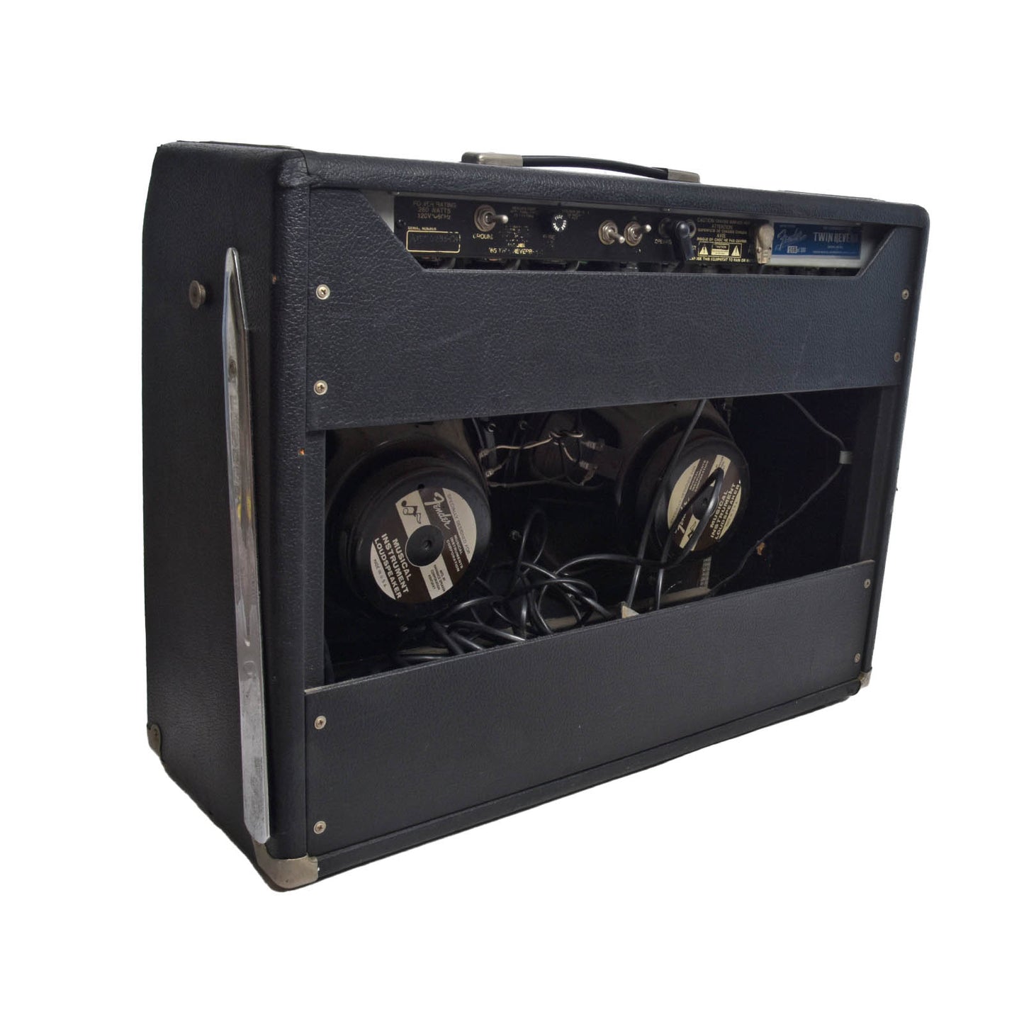 Back and side of Fender Limited Edition 1991 Commemorative Twin Reverb Combo Amp