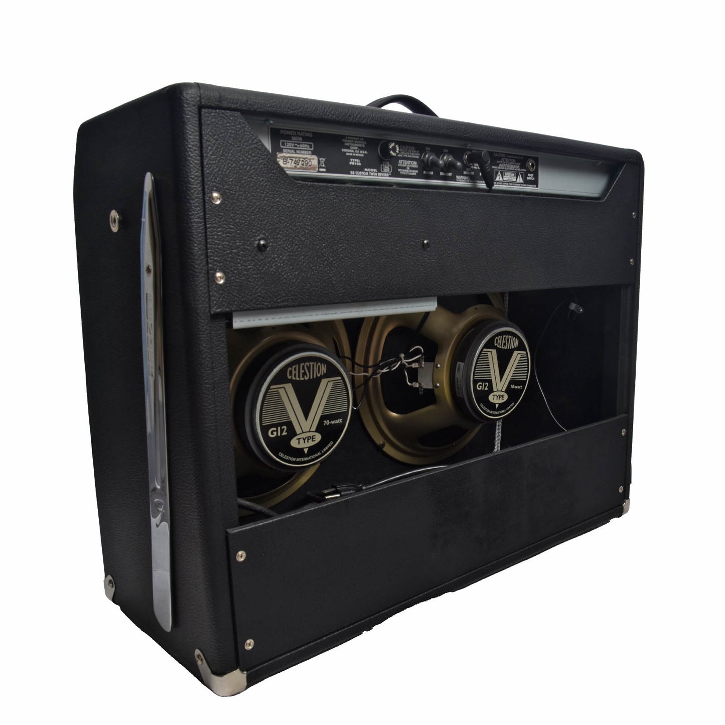 Back and side of Fender '68 Custom Twin Reverb Reissue Combo Amp