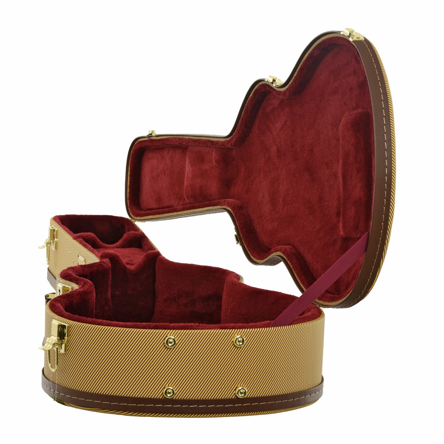 Image 3 of Crossrock Case Company Deep Body 00 Tweed Hardshell Case