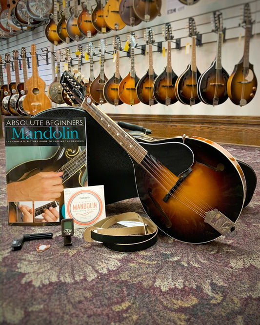 Showroom photo of Kentucky KM-150 Mandolin Outfit By Elderly Instruments